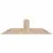 Ekena Millwork Portland Smooth Timber Gable Bracket, Douglas Fir, 48"W x 14"H x 3 1/2"D x 5 1/2"F, 7/12 Pitch GBW048X14X0406POR00SDF - alternate 1